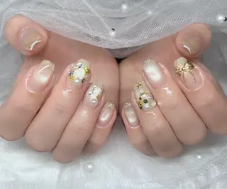 ネイル 🎀PG🩵 ネイルサロンのネイルデザイン