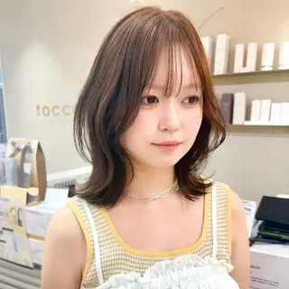 ミディアム カラー 半個室/透明感カラー /SAKURAのヘアスタイル
