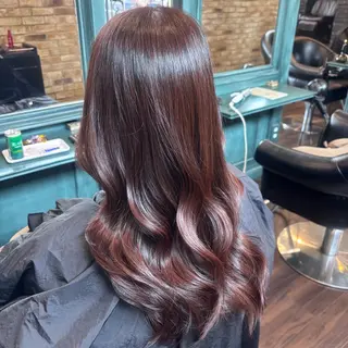 セミロング mana 💟ダブルカラー💟のヘアスタイル