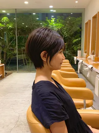 ショート カラー 中尾 文哉のヘアスタイル