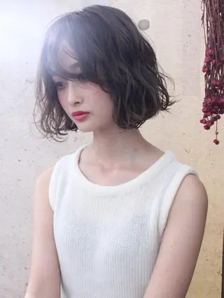 ショート カラー パーマ ooit 【オーイット】のヘアスタイル