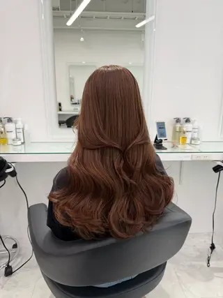 カラー ⋆.韓国hair⊹ みゆ໒꒱ིྀ༝⁺のヘアスタイル