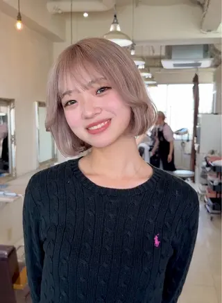 ショート Maho/海外 レイヤー/ハッシュのヘアスタイル