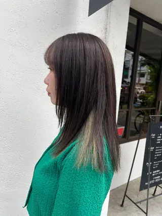 セミロング 韓国好き🇰🇷 美容師MIKUのヘアスタイル