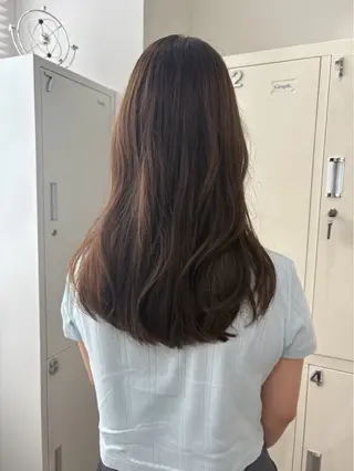 セミロング カラー 🪼AYUKA🪼 モデルさん大募集‼️のヘアスタイル