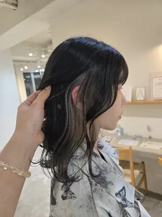 セミロング 柏Wcolor/UC HIBORINAMIのヘアスタイル