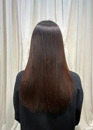 ロング パーマ 🌟小出 倫花🌟 艶カラー/カットのヘアスタイル