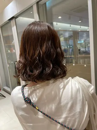 ショート ☁️ボブパーマ/ 咲良🪄のヘアスタイル