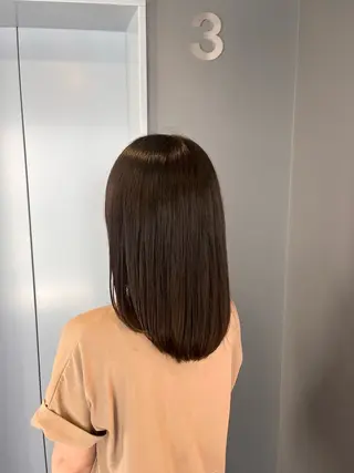 ミディアム 大宮レイヤーカット× 透明感カラー rioのヘアスタイル