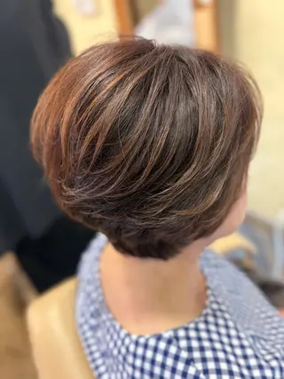 ショート 柘植 雅大のヘアスタイル