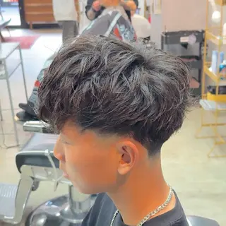 ショート パーマ ヘアアレンジ メンズ MENIN メンズ サロン 望月 涼太のヘアスタイル