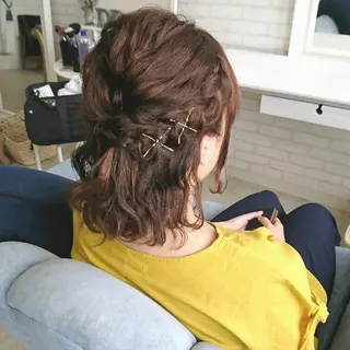 ヘアアレンジ ショート 植田 真理のエステ・リラクイメージ