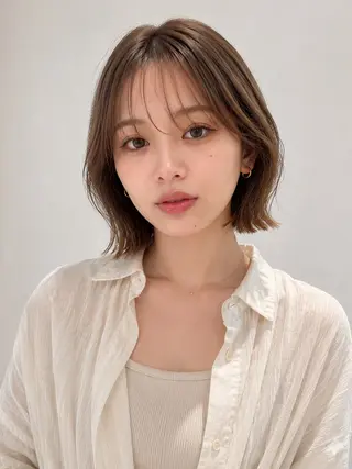 ミディアム カラー "オトナ髪”/ LAKA TOCCAのヘアスタイル