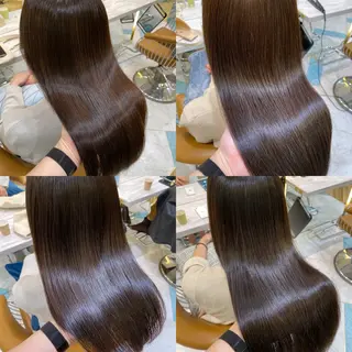 セミロング マンツーマン施術 山口つよしのヘアスタイル