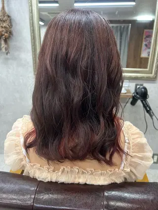 ロング カラー Lien 深井店のヘアスタイル