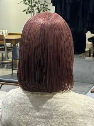 ミディアム カラー 透明感カラー/ヘア アレンジ/あみ🎶のヘアスタイル