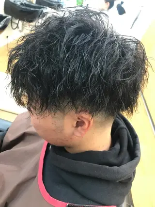 ショート パーマ メンズ 【癒しのバーバー】 小野寺のヘアスタイル