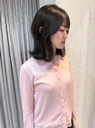 ミディアム カラー mai / linoah˚✧のヘアスタイル
