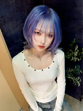 ショート カラー ヘアアレンジ 【.ico】心斎橋/ レイヤー/飛田ゆうきのヘアスタイル
