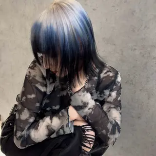 ミディアム カラー Ren. 🦋デザインカラーのヘアスタイル