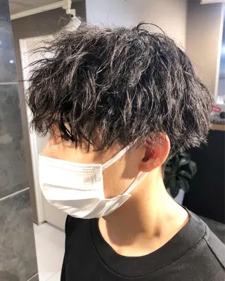 パーマ ヘアアレンジ メンズ メンズ特化✂️栗原 侑也のヘアスタイル