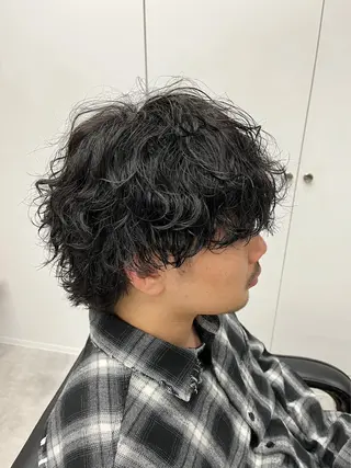 パーマ メンズ メンズパーマ/新潟/ 万代/田崎亮🌟のヘアスタイル