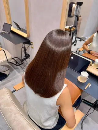 ロング 💙まの/ 透明感カラー💙のヘアスタイル