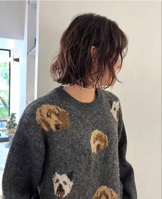 ミディアム UNBIRTHDAY MIUのヘアスタイル