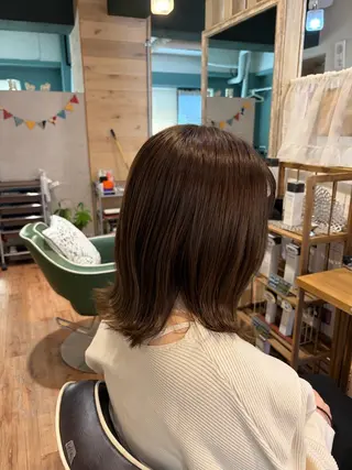 ミディアム カラー ✨ショート/ボブ 縮毛矯正✨アキラのヘアスタイル