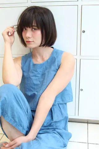 ショート カラー 髪質改善カラー ショートボブ専門のヘアスタイル