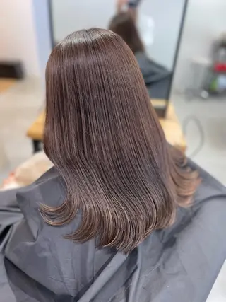 ミディアム カラー 髪質改善/堀江 ケアカラーtoshiのヘアスタイル