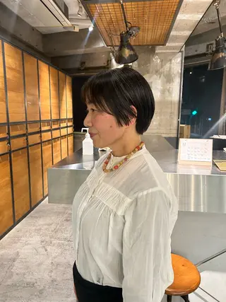 ショート カラー keen 立川のヘアスタイル
