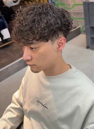 パーマ メンズ 野宮 叶碧のヘアスタイル