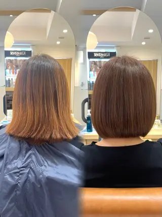 ミディアム MIZUKI🫧ྀི 韓国ヘアAFLOATのヘアスタイル
