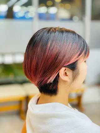 ショート オスメニア 真也のヘアスタイル