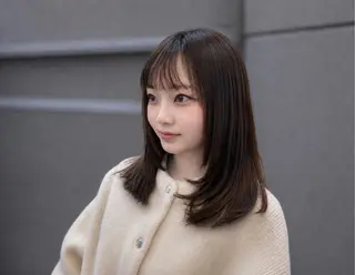 ミディアム カラー 山崎 日向汰のヘアスタイル