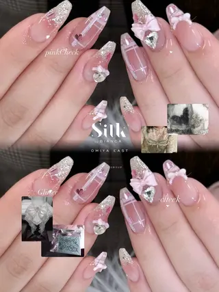 ネイル 🎀Silk by Bianca陽菜果のネイルデザイン