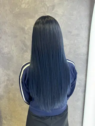 ロング カラー エクステ×ブリーチ 😈ちあき😈のヘアスタイル