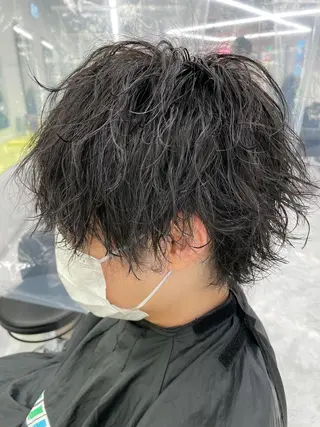 ミディアム カラー パーマ ヘアアレンジ メンズ キッズ メンズ特化美容師 aiの眉毛・アイブロウイメージ