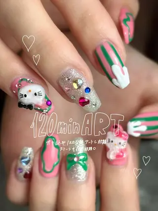 ネイル Qmu nail まりなのネイルデザイン