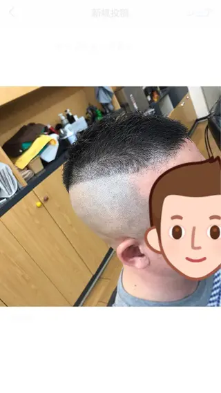 ショート メンズ 【癒しのバーバー】 小野寺のヘアスタイル