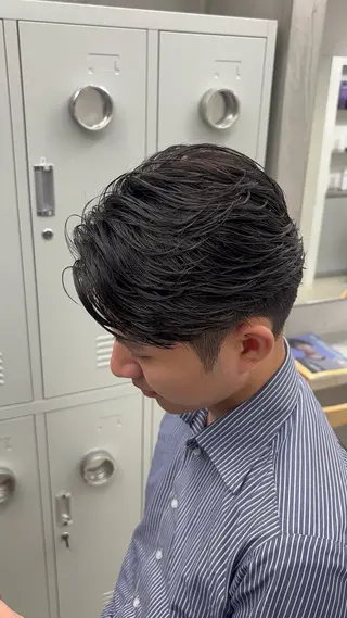 ショート パーマ メンズ 名古屋メンズパーマ /松井生のヘアスタイル