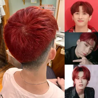 ショート カラー メンズ CORE もえかのヘアスタイル