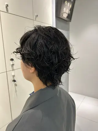 ショート パーマ 宇都宮 育実のヘアスタイル