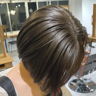 ミディアム カラー navile原宿 yumaのヘアスタイル