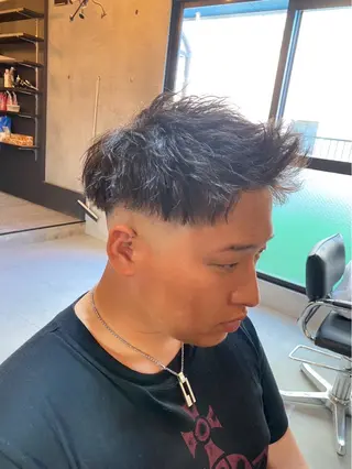 メンズ 縮毛矯正/ツイスパ /ショート/結希のヘアスタイル
