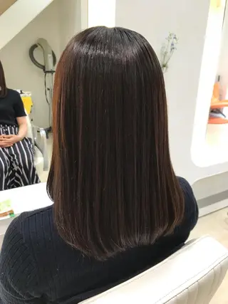 ミディアム パーマ 京都河原町/艶髪/ 西田晴香のヘアスタイル