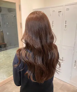 ロング 王道かわいい🤍ベー ジュカラー＊里々花＊のヘアスタイル