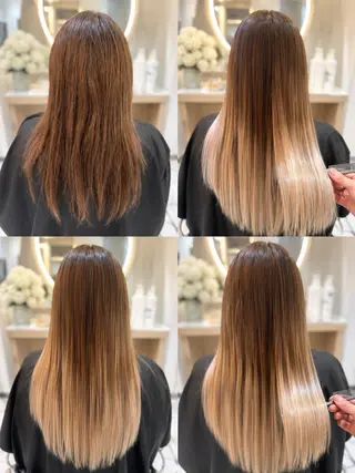 ロング カラー 佐伯 りょうのヘアスタイル