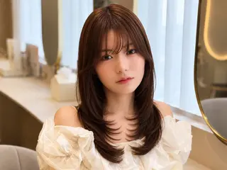 セミロング 🦋韓国風レイヤー/ 艶髪矯正🦋凛太郎のヘアスタイル